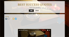 Desktop Screenshot of bestsuccessquotes.com