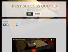 Tablet Screenshot of bestsuccessquotes.com
